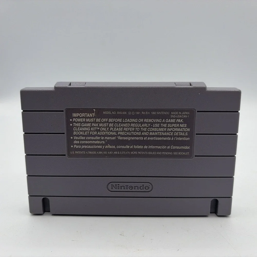 Nintendo Super Mario World SNES Video Game Cartridge SNS-MW-USA-1 NTSC-U/C